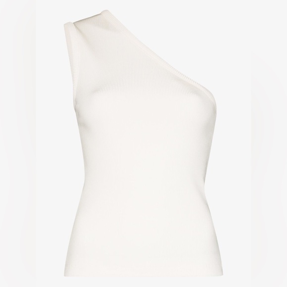 Goldsign ribbed asymmetric top - Picture 2 of 6